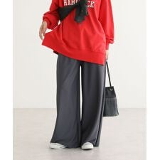 楽ちんプリーツワイドパンツ