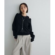 SET2点Zipニットカーディガン+アメスリタンク