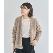 グリーンパークス(Green Parks)のシャギーVネックカーディガン