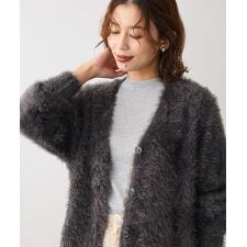 グリーンパークス(Green Parks)のシャギーVネックカーディガン