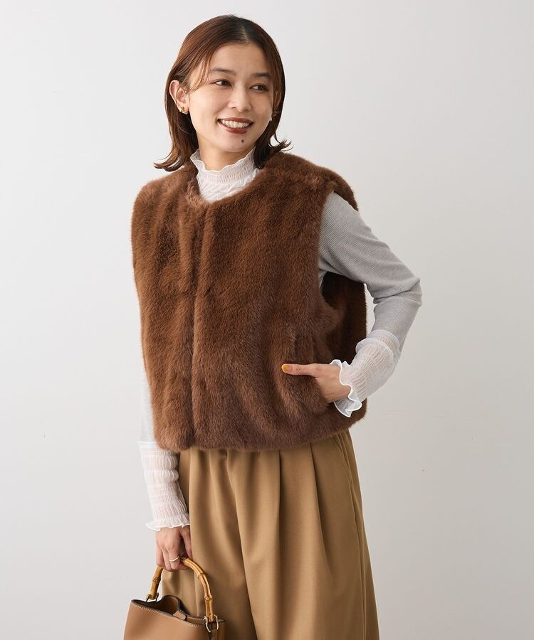 ELENCARE DUE フォックス調ファーベスト | グリーンパークス(Green