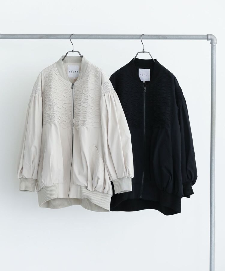 □ESCAR シャーリングブルゾン | グリーンパークス(Green Parks