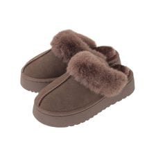 グリーンパークス(Green Parks)の・minia フェイクムートンサンダル