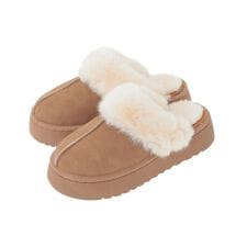 グリーンパークス(Green Parks)の・minia フェイクムートンサンダル