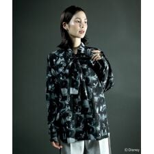 FANTASIA／総柄ボウタイブラウス