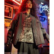■STRANGER THINGS×MINNETONKA デニムシャツ