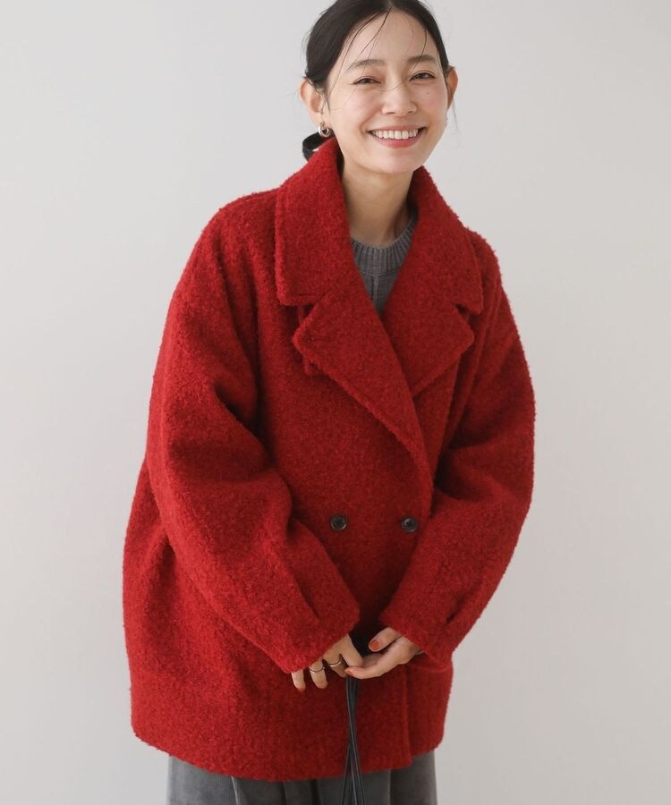 マシュマロボア素材切替Pコート | ザ ショップ ティーケー(THE SHOP