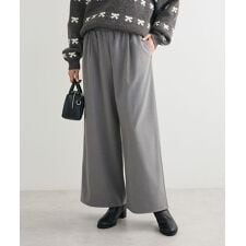 あったか裏起毛フレアワイドパンツ