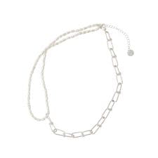 デザインチェーンアシメネックレス