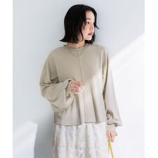 ヴィンテージ加工ドルマンカットプルオーバー