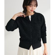 表面感ニットカーディガン