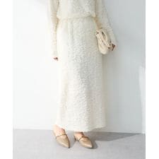 表面感ポコポコIラインスカート