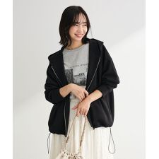 【OTONAパーカー】ダブルZIP裾ドロストパーカー