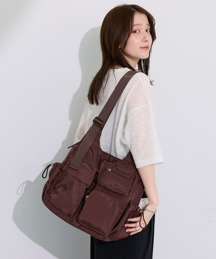 10ポケBag】収納アドバイザー監修アウトポケットトート | グリーン