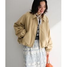 衿付きバルーンブルゾン