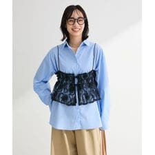 SET2点シャツ+レースビスチェ
