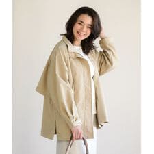 撥水加工Aラインマウンテンパーカー