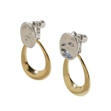 2WAYニュアンスフープイヤリング