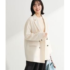 オーバーサイズW釦ライトジャケット