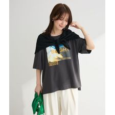 SET2点フォトTシャツ＋レーススカーフ