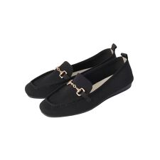 洗えるニットローファー