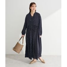 スキッパーギャザーワンピース