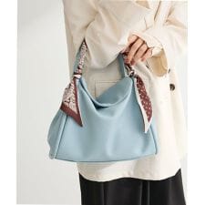 3SETスカーフ付コードハンドルバッグinポーチ