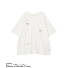 Winnie the Pooh／ランダムロゴTシャツ
