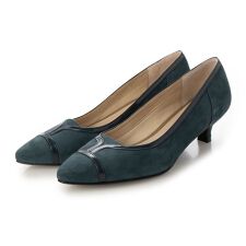 切替えデザインポインテッドトゥパンプス