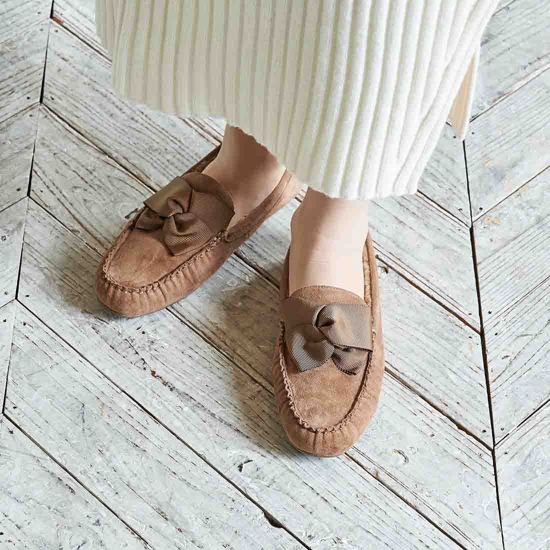 お値下げしました◇【撥水】ふわふわモカシン/631319 | HIMIKO