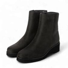 【レイン対応】ウエッジヒールショートブーツ