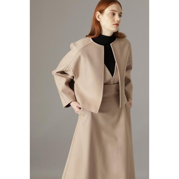 ソフトメルトンノーカラージャケット | アドーア(ADORE) | マルイ