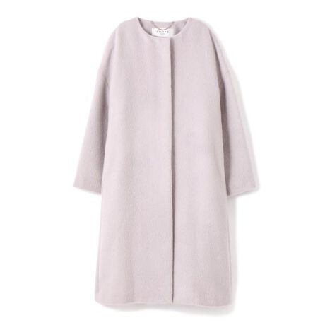 スーリアルパカシャギーノーカラーコート | アドーア(ADORE) | マルイ 