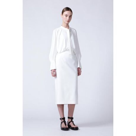 ADORE 麻シャンブレーワンピース 38 （セール】 シャンブレーリネン 
