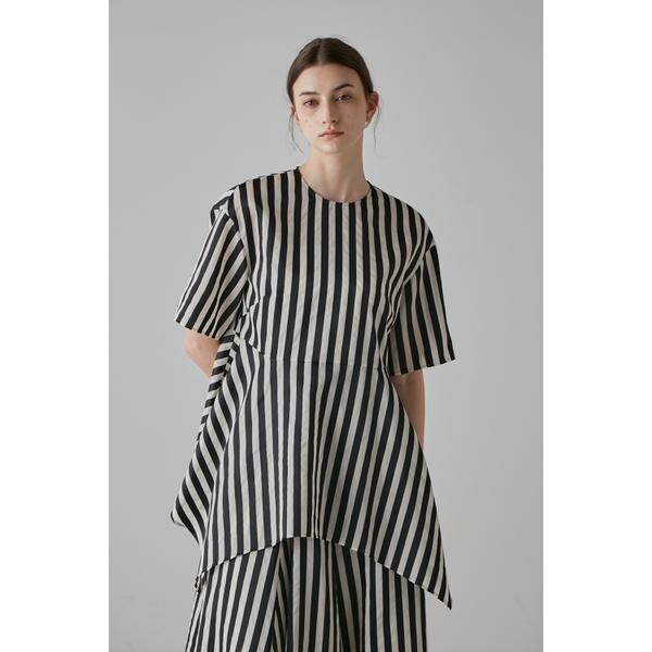 本日限定セール中　ADORE 38  オーガンザストライプブラウス　カットソー ◇オーガンザストライプブラウス | アドーア(ADORE) | マルイ