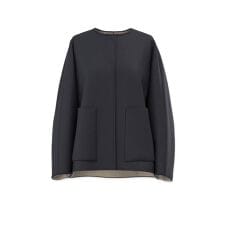 カシミヤ混 2TONE リバージャケット