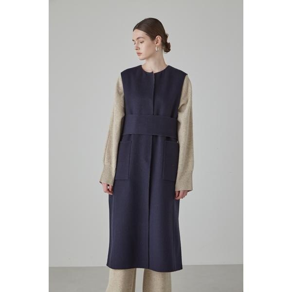 カシミヤ混 2TONE リバージャケットジレ | アドーア(ADORE) | マルイ