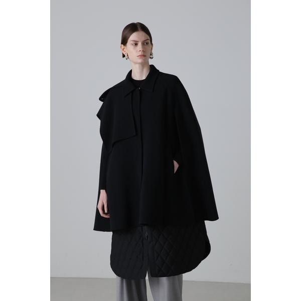 ADORE アドーア ライトリバームートン襟付きロングコート 襟なし ライトリバームートン襟付きロングコート | アドーア(ADORE