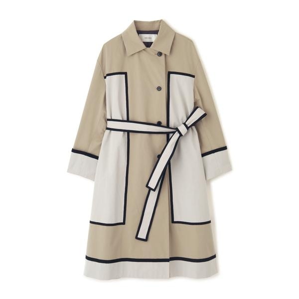 ADORE アドーア ライトリバームートン襟付きロングコート 襟なし ライトリバームートン襟付きロングコート | アドーア(ADORE