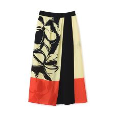 アドーア(ADORE)の◆カラーオーバーレイプリントスカート