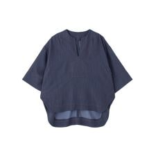 スラブデニムブラウス