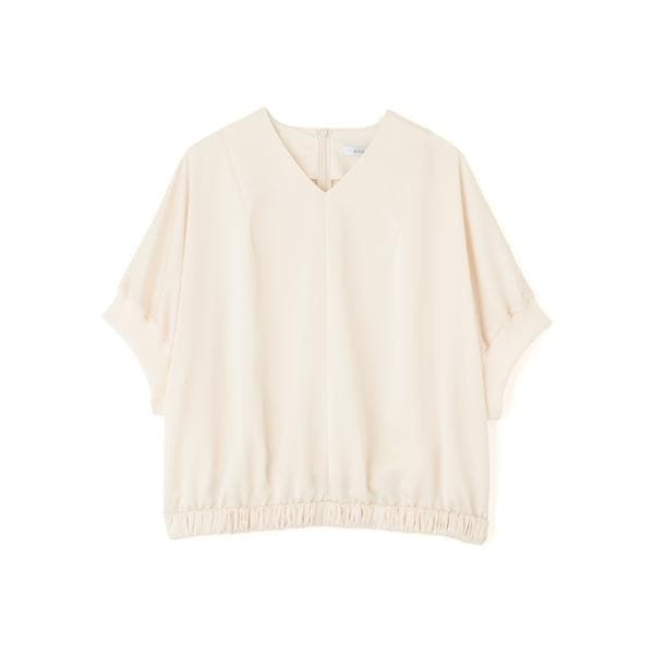 アドーア　ADORE ライトリネンVネックブラウス　白 タグ付き✨アドーア ADORE ライトジョーゼットブラウス
