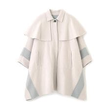 ◆Ｃａ混２ＴＯＮＥリバーケープコート