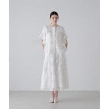 ◆ドットフラワーエンブロイダリースカート