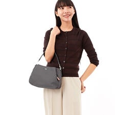 ABS07-01ナイロン 2way スモール ショルダーバッグ "Origami"