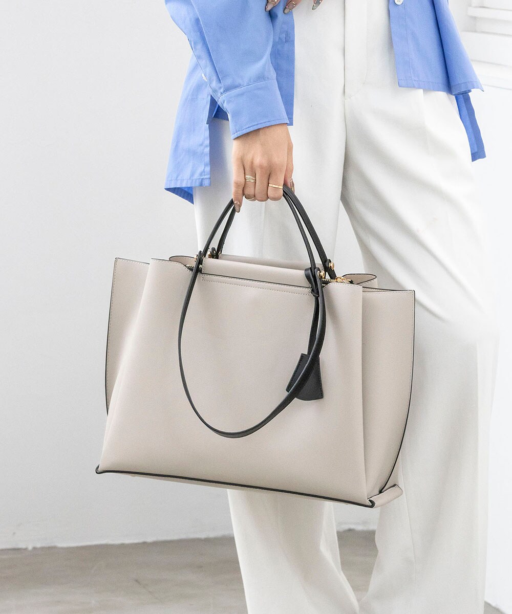 お仕事/シーズンレス/ロングセラー】LILY / 横型A4トートバッグ