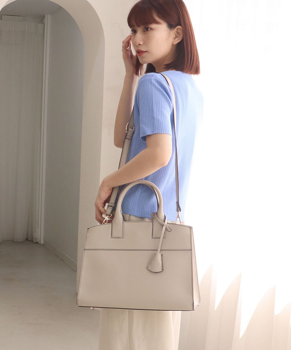 お仕事/シーズンレス/ロングセラー】LILY / 横型A4トートバッグ