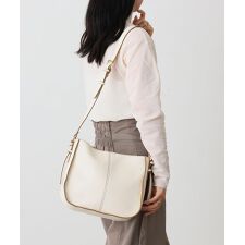 【デイリー/軽量/ミディアムサイズ】ラウンドショルダーバッグ