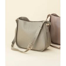 【デイリー/軽量/ミディアムサイズ】ラウンドショルダーバッグ