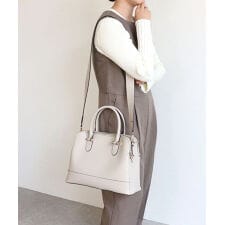 【A4/お仕事/シーズンレス】ダブルジップA4トートバッグ